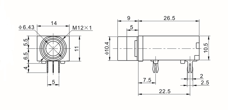 Audio-Video-Jack-Socket-3-Pin-Panel-Mount-Headphone-Female-Stereo-Jack-Connector